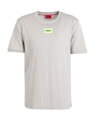 HUGO Basic T-shirt Taupe 100% Cotton