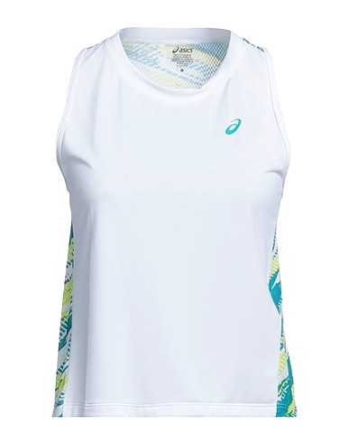 ASICS Vest White 100% Polyester