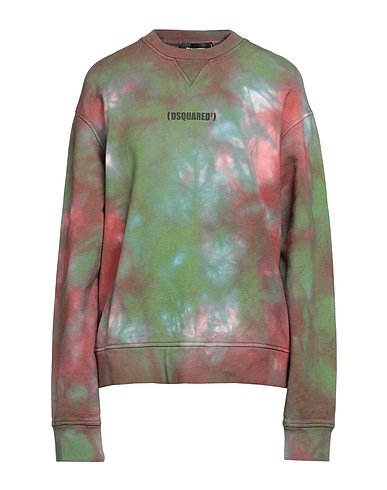 DSQUARED2 Sweatshirt Green 100% Cotton, Elastane