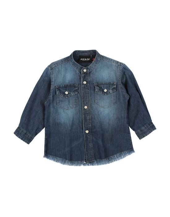 PLEASE Джинсовая рубашка