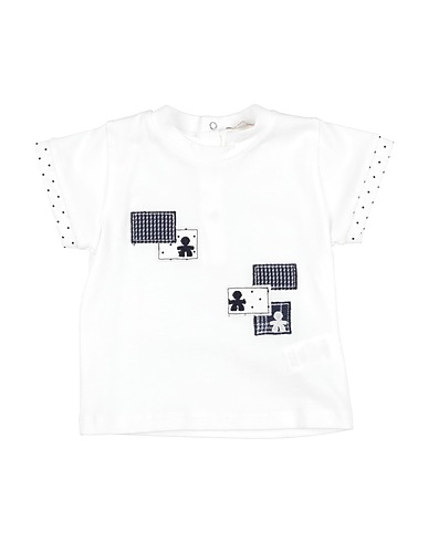 LE BEBÉ Ｔシャツ ホワイト コットン 96% / ポリウレタン 4%