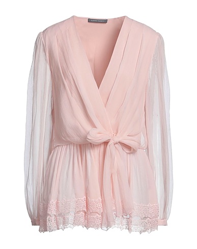 ALBERTA FERRETTI トップス ペールピンク ポリエステル 100%