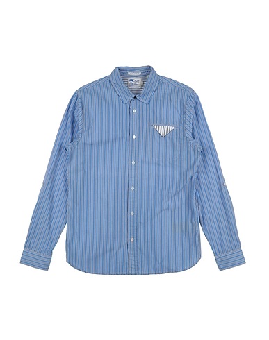 SCOTCH & SHRUNK Patterned shirt Azure 100% Cotton