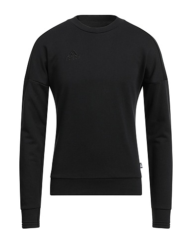 ADIDAS Sweat-shirt Noir 100% Coton, Élasthanne