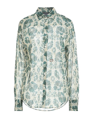 DSQUARED2 Hemden und Blusen mit Muster Grün 100% Polyester