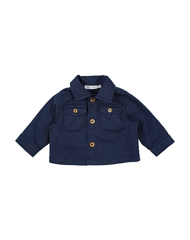 ZHOE & TOBIAH Camicia tinta unita Blu navy 97% Cotone, 3% Elastan