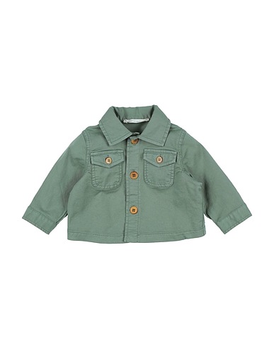 ZHOE & TOBIAH Solid colour shirt Military green 97% Cotton, 3% Elastane