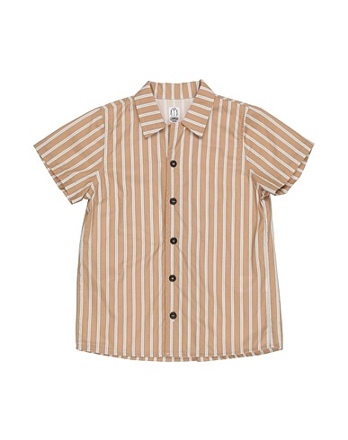 MADSON Hemd mit Muster Sand 100% Baumwolle