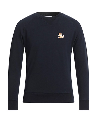 MAISON KITSUNÉ Sweatshirt Navy blue 100% Cotton