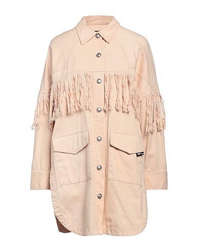 OOF WEAR Solid colour shirts & blouses Beige 100% Cotton