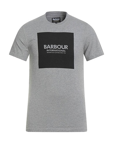 BARBOUR T-shirt INTERNATIONAL Grey 100% Cotton