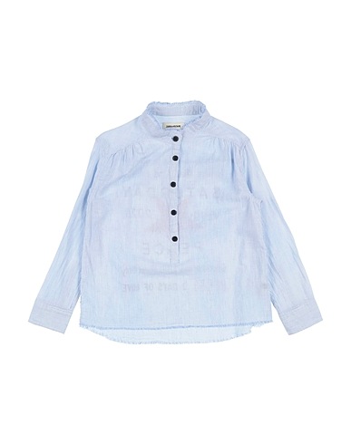 ZADIG&VOLTAIRE Patterned shirt Sky blue 100% Cotton