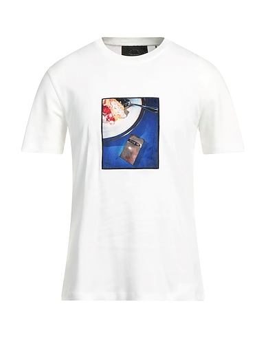 LIMITATO T-shirt White 100% Cotton, Other Fibres