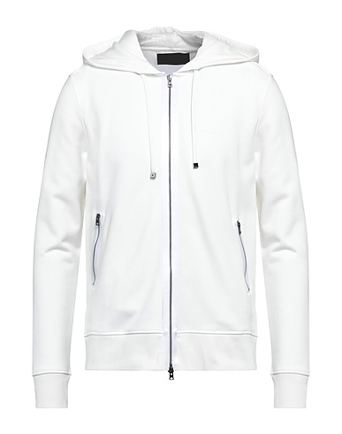 LIMITATO Hooded track jacket  White 100% Cotton