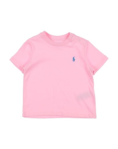 POLO RALPH LAUREN T-shirt  Cotton Jersey Crewneck Tee 
 Pink 100% Cotton