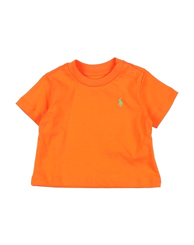 POLO RALPH LAUREN T-shirt  Cotton Jersey Crewneck Tee 
 Orange 100% Cotton