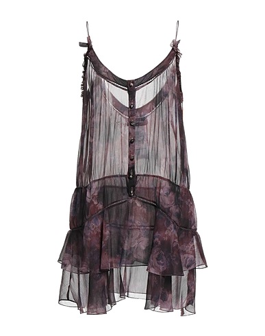 DSQUARED2 Top Plum 100% Polyester, Cotton