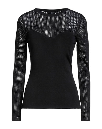 NIKKIE Pullover Schwarz 67% Viskose, 33% Polyamid