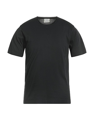 WOOL & CO T-shirt Nero 100% Cotone Makò