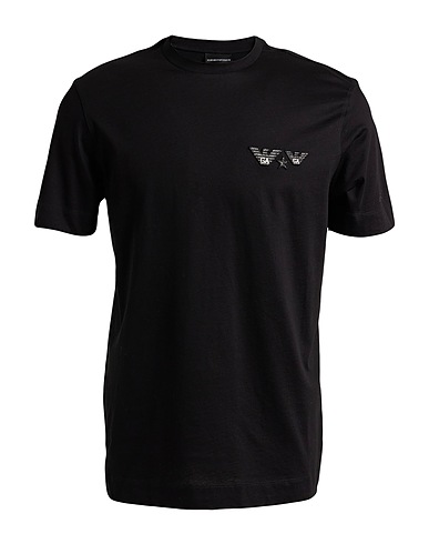 EMPORIO ARMANI T-shirt Black 100% Cotton