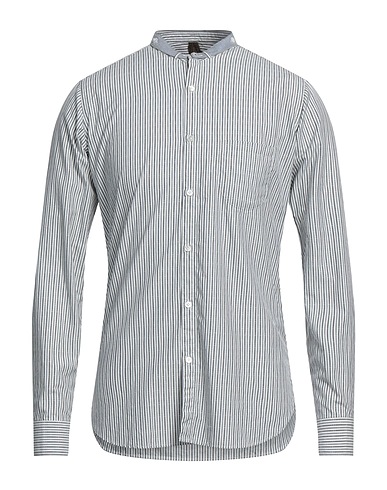 DNL Camicia a righe Grigio 100% Cotone