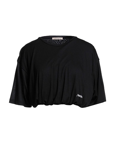 HINNOMINATE Crop top Nero 100% Modal