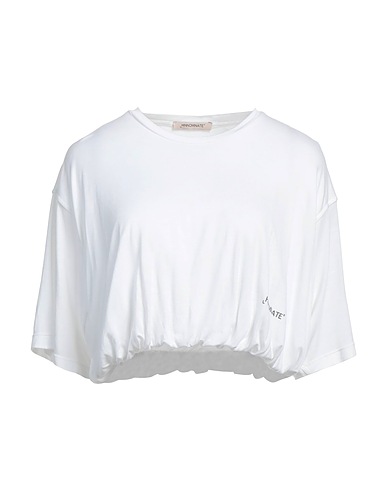 HINNOMINATE Crop top White 100% Modal