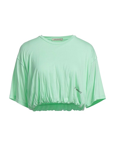 HINNOMINATE Crop top Light green 100% Modal
