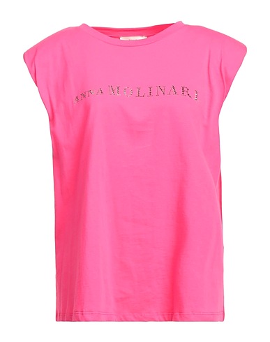 ANNA MOLINARI T-shirt Fuchsia 100% Cotton