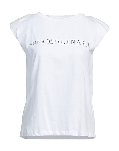 ANNA MOLINARI T-shirt White 100% Cotton