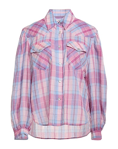 MARANT ÉTOILE Checked shirt Pink 100% Cotton