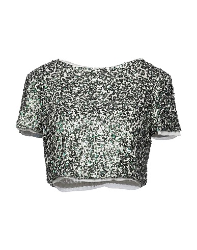 ANNA MOLINARI Top Verde smeraldo 93% Poliestere, 7% Elastan