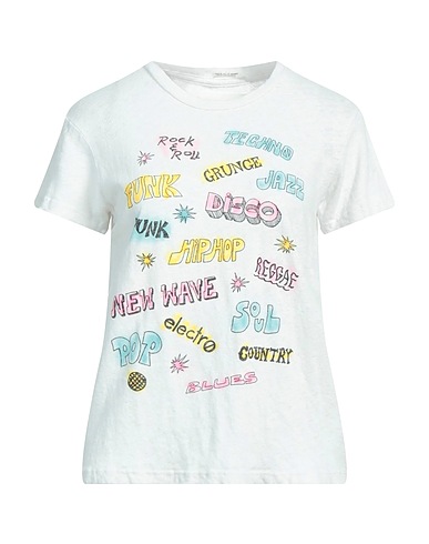 MOTHER T-shirt White 50% Cotton, 50% Linen