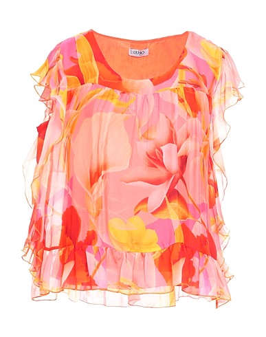 LIU •JO Top Pink 70% Viscose, 30% Silk