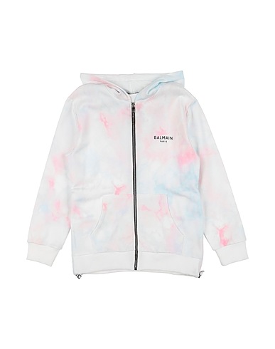 BALMAIN Hooded sweatshirt White 100% Cotton