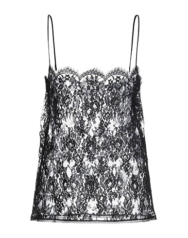 STELLA McCARTNEY キャミソール ブラック コットン 72% / ナイロン 28%