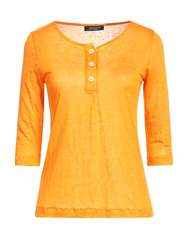 ARAGONA T-shirt Arancione 100% Lino