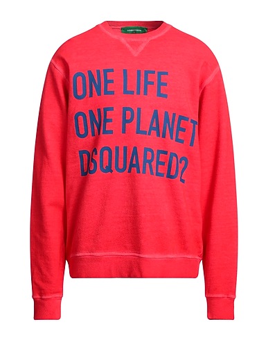 DSQUARED2 Sweatshirt Red 100% Cotton