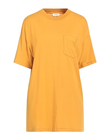 AMERICAN VINTAGE Basic T-Shirt Marigold 50% Cotton, 50% Polyester