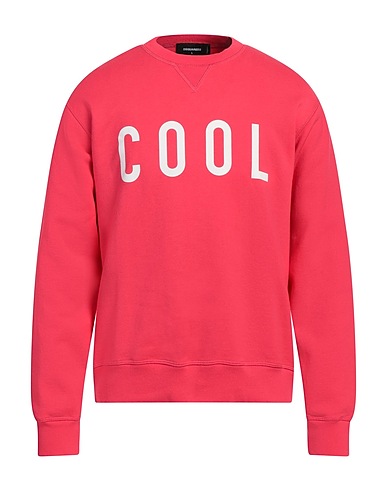 DSQUARED2 Sweatshirt Fuchsia 100% Cotton, Elastane