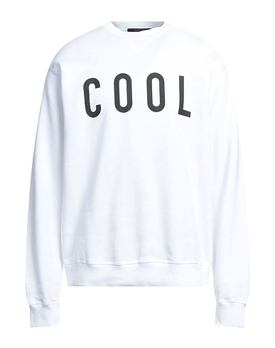 DSQUARED2 Sweatshirt White 100% Cotton, Elastane