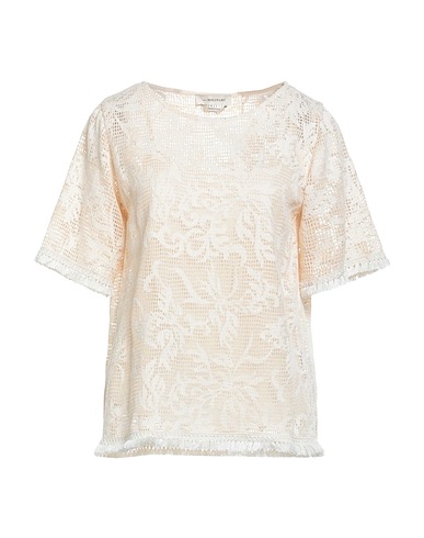 ANNA MOLINARI Top Ivory 100% Cotton, Polyester