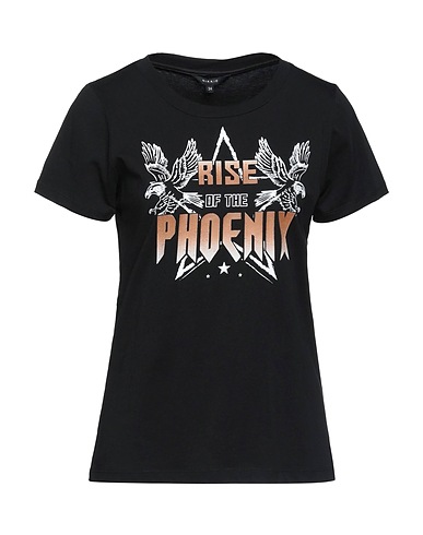 NIKKIE T-shirt Black 100% Cotton