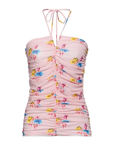GANNI Top Pink 91% Polyamide, 9% Elastane
