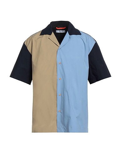 VANDOM Patterned shirt Midnight blue 97% Cotton, 3% Elastane