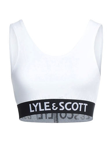 LYLE & SCOTT Top Blanc 89% Coton biologique, 11% Élasthanne