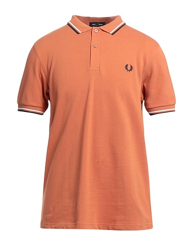 FRED PERRY Polo shirt Tan 100% Cotton