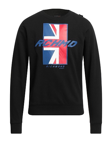 RICHMOND Sweatshirt SPORT Black 100% Cotton