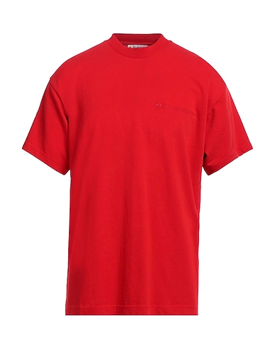 BEL-AIR ATHLETICS T-shirt Rosso 100% Cotone