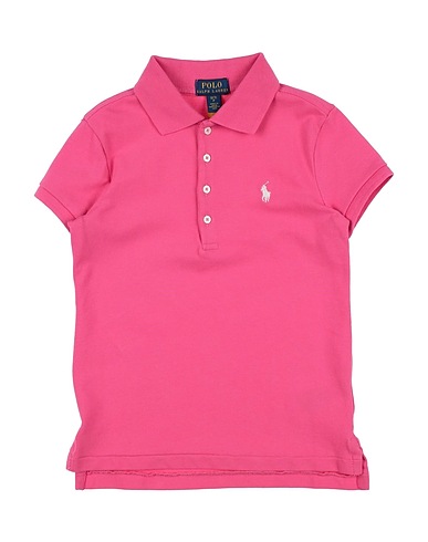 POLO RALPH LAUREN Polo  Stretch Piqué Polo Shirt 
 Fucsia 98% Cotone, 2% Elastan
